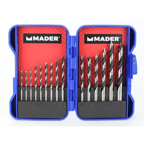 JUEGO 15 PCS BROCAS PARA MADERA MADER - 63410-1