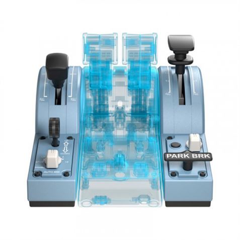 TCA QUADRANT ADD-ON AIRBUS EDITION NEGRO/AZUL THRUSTMASTER - 2960853-1