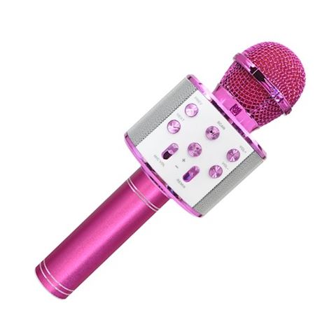 MICROFONO KARAOKE BLUETOOTH BMS-300 ROSA FOREVER - GSM099017