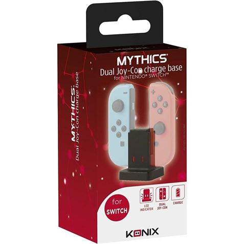 BASE DE CARGA MANDOS JOY-CON NINTENDO SWITCH KONYX - KX-NS-DUAL-CB-1 BASE DE CARGA MANDOS JOY-CON NINTENDO SWITCH KONYX - KX-NS-DUAL-CB-1