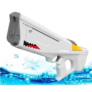 PISTOLA DE AGUA ELECTRICA SHARK BLANCO