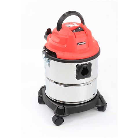 ASPIRADORA INOX POLVO-LÍQUIDOS 12 L. 1.250 W. MADER - 63348-1