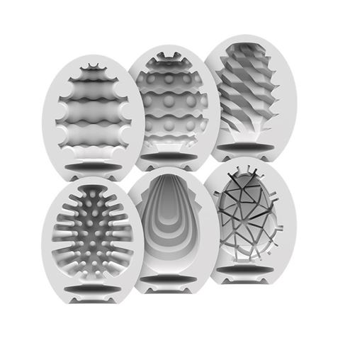 PACK 6 HUEVOS MASTURBADORES SATISFYER - 4061504001814-2