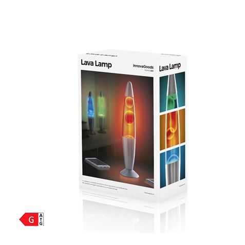 LAMPARA DE LAVA DECORATIVA 25W VERDE INNOVAGOODS - 32065-1