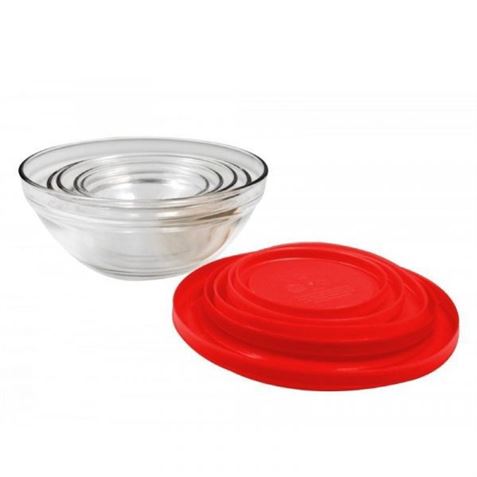 PACK 5 BOLES DE CRISTAL CON TAPA ROJO JOCCA - 4497R-1 PACK 5 BOLES DE CRISTAL CON TAPA ROJO JOCCA - 4497R-1