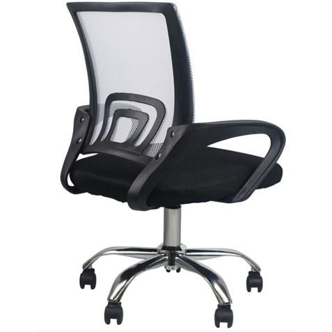 SILLA DE ESCRITORIO CON RUEDAS CLASSIC 95X65X52CM BLANCA - 80243-1