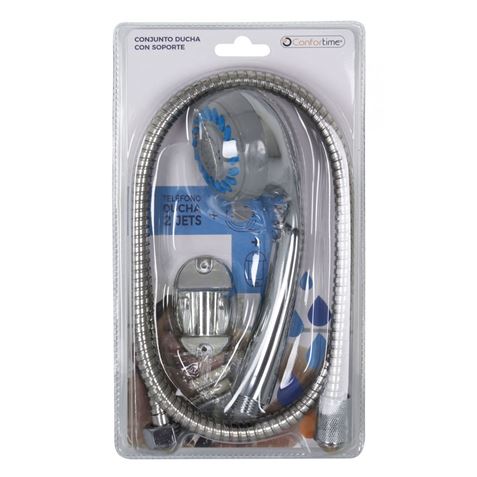 CONJUNTO DE DUCHA CON SOPORTE Y DOS FUNCIONES CONFORTIME - BY01091673685-1
