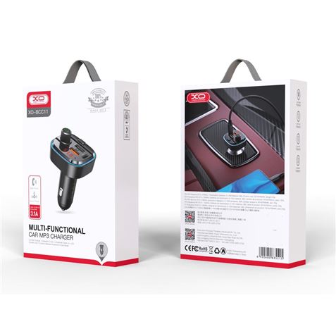 TRANSMISOR FM BCC11 BLUETOOTH + USB + TIPO C XO - XOBCC11-1