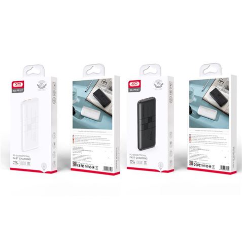 POWERBANK PR187 10000MAH | TIPO C 20W + USB | QC 22.5W NEGRA XO - XOPR187BK-1