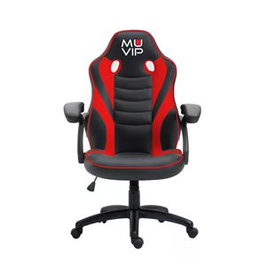 REACONDICIONADA SILLA GAMING GM1100 NEGRO / ROJO MUVIP