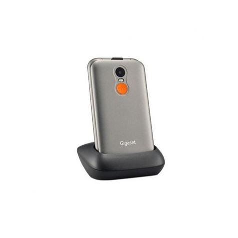 TELEFONO MOVIL GL590 PLATA GIGASET - 4250366858043-1
