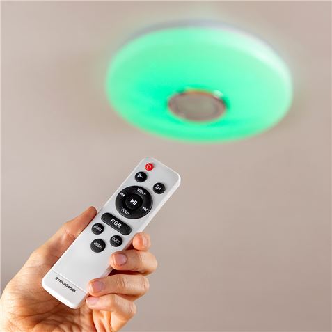 LAMPARA LED RGB CON ALTAVOZ BLUETOOTH INNOVAGOODS - 90881-2