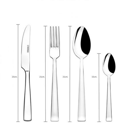 PACK 24 CUBIERTOS ACERO INOXIDABLE EUROPA MONIX - M180974-1