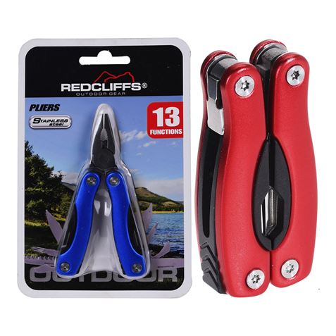 NAVAJA MULTIUSOS CON 13 FUNCIONES COLORES SURTIDOS REDCLIFFS - 73786-1