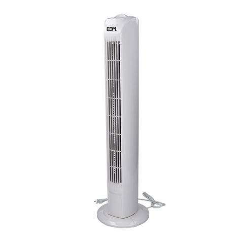 VENTILADOR DE TORRE 45W BLANCO 21X78CM EDM - 33952-1