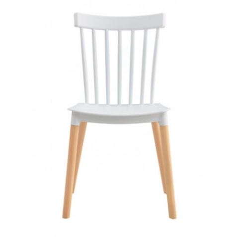 SILLA MODELO VALENCIA BLANCA 44X42X81.5CM - 80263-1