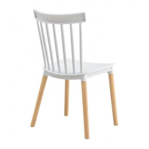SILLA MODELO VALENCIA BLANCA 44X42X81.5CM - 80263-2
