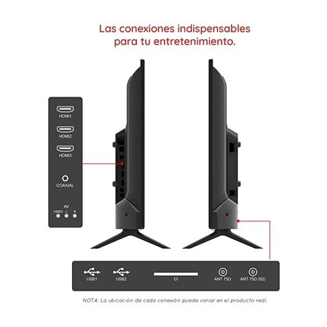 TELEVISOR LED HD 32" NEGRO GRUNKEL - LED-325N1-1