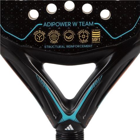 PALA DE PADEL ADIPOWER WOMAN TEAM 2023 NEGRA ADIDAS - 8436548247713-1