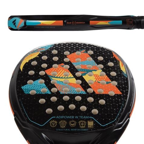 PALA DE PADEL ADIPOWER WOMAN TEAM 2023 NEGRA ADIDAS - 8436548247713-2