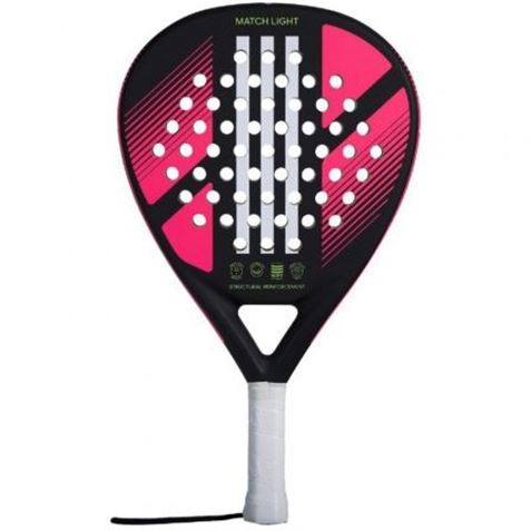PALA DE PADEL MATCHLIGHT 3.2 2023 NEGRA Y ROSA ADIDAS - 8436548247867