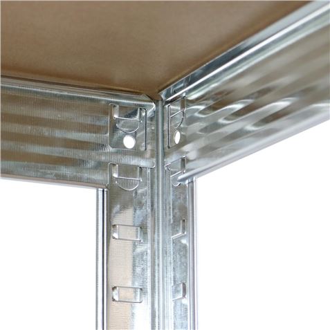 ESTANTERIA GALVANIZADA 5 BALDAS AJUSTABLES 180X40X40CM - 76137H-2