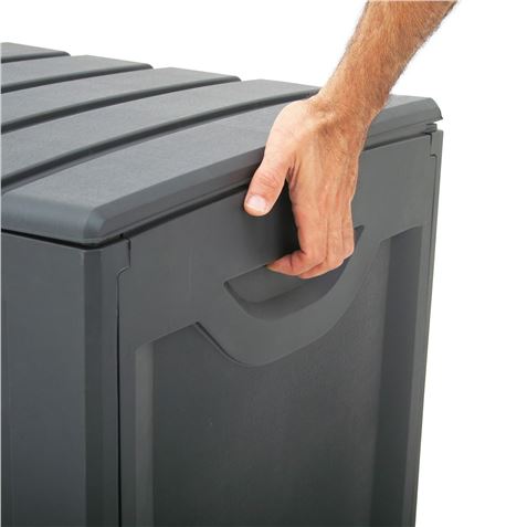 BAUL RESINA NEGRO 340LITROS 57X118X53CM - 76139H-2