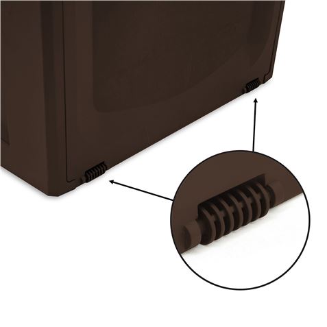 BAUL RESINA MARRÓN 340LITROS 57X118X53CM - 76141-3