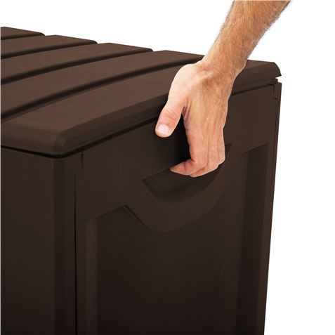 BAUL RESINA MARRÓN 340LITROS 57X118X53CM - 76141-4