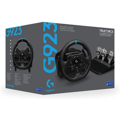 VOLANTE DE CARRERAS LOGITECH DRIVING FORCE G923 PARA PLAYSTATION/PC - 941-000149-1