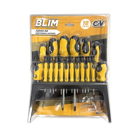 REACONDICIONADO JUEGO 18 PIEZAS DESTORNILLADORES BLIM - BL0253