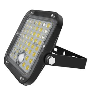 REACONDICIONADO FOCO LED SOLAR 10W 1500LM CON SENSOR + MANDO ELBAT - EB0438-3