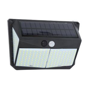 REACONDICIONADO APLIQUE LED SOLAR 250LM ILUMINACIÓN 3 CARAS NEGRO ELBAT - EB0396-3