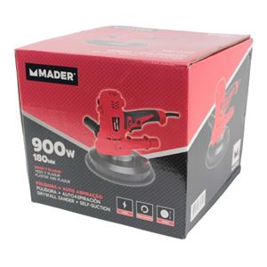 REACONDICIONADA LIJADORA DE PARED AUTOASPIARACION 900W 180MM MADER - 63184-7