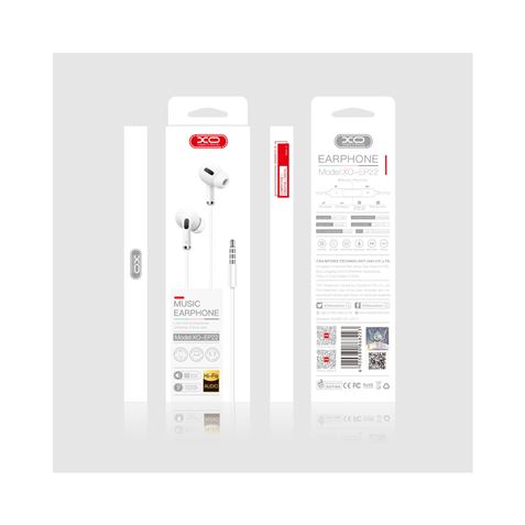REACONDICIONADO AURICULAR + MICROFONO EP22 MUSIC BLANCO XO - XOEP22