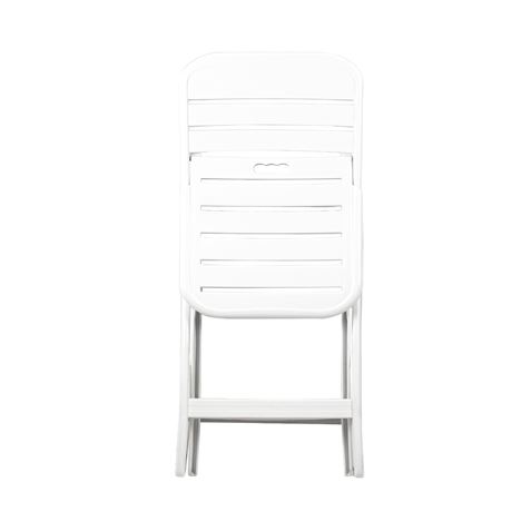 SILLA PLEGABLE BLANCA 52X40X82CM - 76151-2