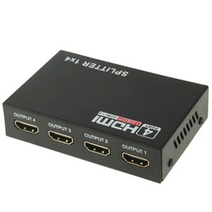 MINI SPLITTER HDMI 4 PUERTOS | 3D FULL HD CROMAD - CR0609
