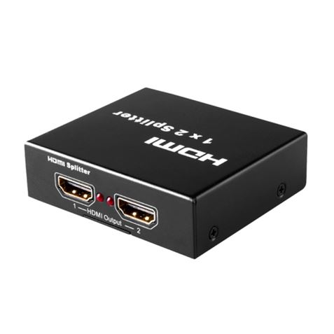 MINI SPLITTER HDMI 2 PUERTOS | 3D FULL HD CROMAD - CR0610