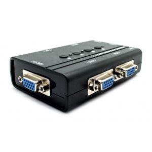 CONMUTADOR KVM4 USB/VGA SWITCH 4 PUERTOS + CABLES BIWOND - 800971-1
