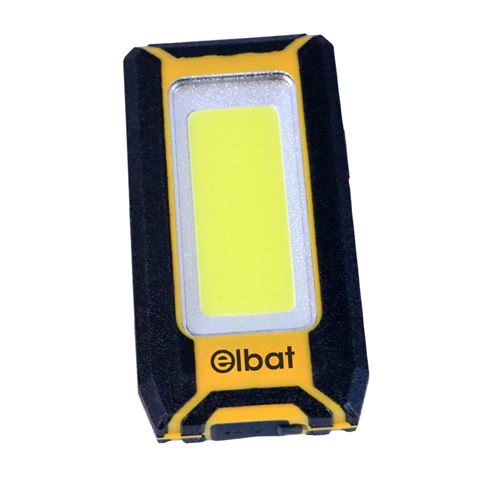 LINTERNA LED RECARGABLE | GANCHO E IMÁN | COB 8W 500LM ELBAT - EB0451-1