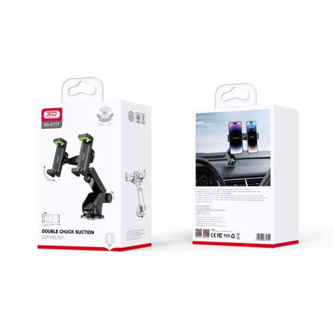 SOPORTE COCHE CON VENTOSA DOBLE C117 XO - XOC117-2