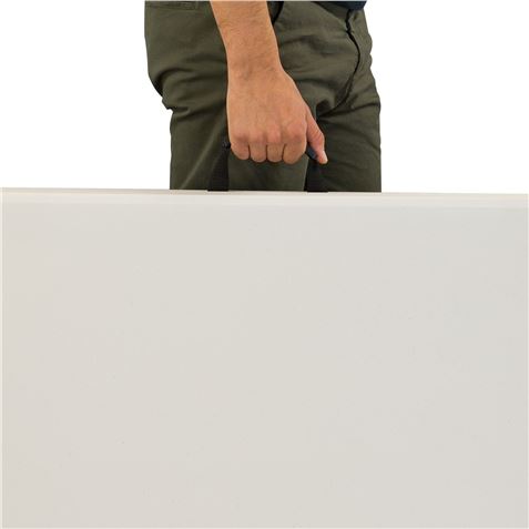 MESA JARDIN PLEGABLE RECTANGULAR BLANCA 1.2MTRS - 75825-2 MESA JARDIN PLEGABLE RECTANGULAR BLANCA 1.2MTRS - 75825-2