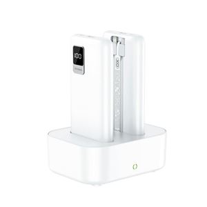 REACONDICIONADA BASE DE CARGA + 2 X POWERBANK PR151 10000MAH USB + TIPO C - XOPR151-5