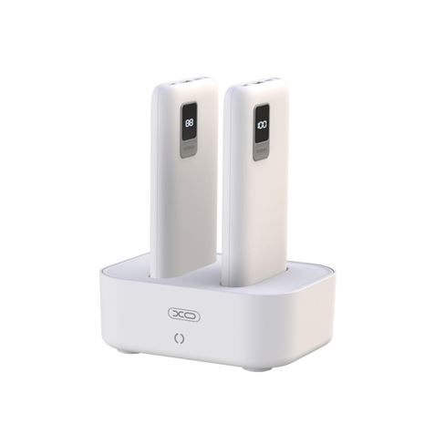 REACONDICIONADA BASE DE CARGA + 2 X POWERBANK PR151 10000MAH USB + TIPO C - XOPR151-1