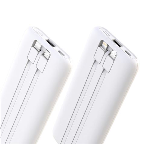 REACONDICIONADA BASE DE CARGA + 2 X POWERBANK PR151 10000MAH USB + TIPO C - XOPR151-4