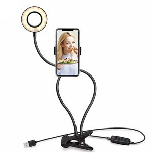 REACONDICIONADO KIT YOUTUBER L01 PINZA + SOPORTE SMARTPHONE + LUZ 3.5" XO