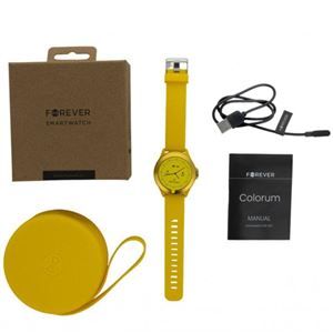 SMARTWATCH FOREVER COLORUM CW-300 YELLOW - GSM169751-1