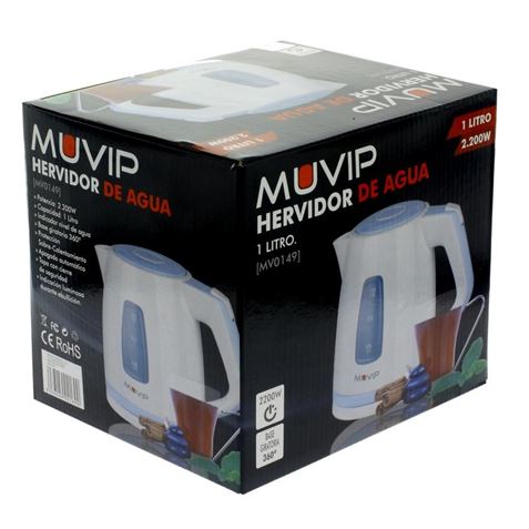 REACONDICIONADO HERVIDOR DE AGUA 1 LITRO 2200W MUVIP - MV0149-1 (1)