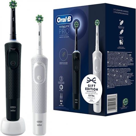 PACK 2 CEPILLOS DENTAL VITALITY PRO DUO ORAL B - VPRO DUO