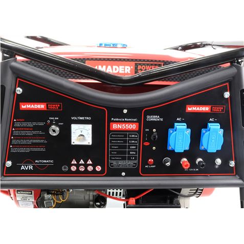 GENERADOR MONOFÁSICO 5.5KVA MADER - 63611-2